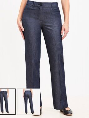 Ann Taylor petite curvy fit/the straight in curvy midrise